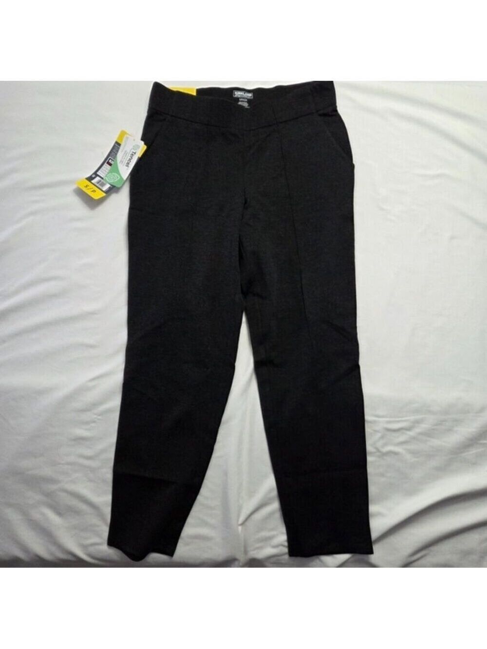 NWT Kirkland Signature Black Slim Fit Stretch Pants Professional Trousers 10